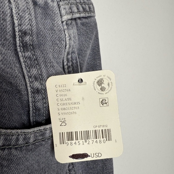 Free People - We The Free - aster straight leg jeans in slate sz 25 - Picture 9 of 12